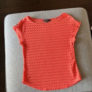 Sanctuary Orange Lace Women Top